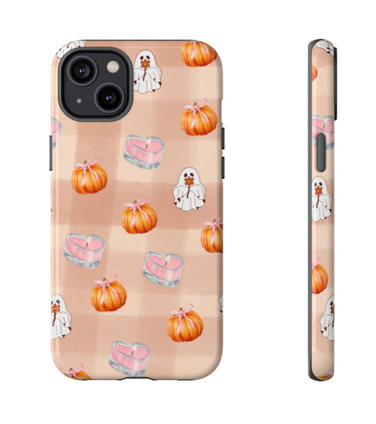 Cute Phone case Halloween ghost Kawaii pumpkin